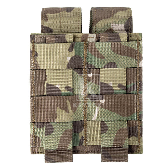 Krydex Tactical 9mm Double Mag Pouch Modular Single / Double Stack Pistol Magzine Holder MOLLE Compatible