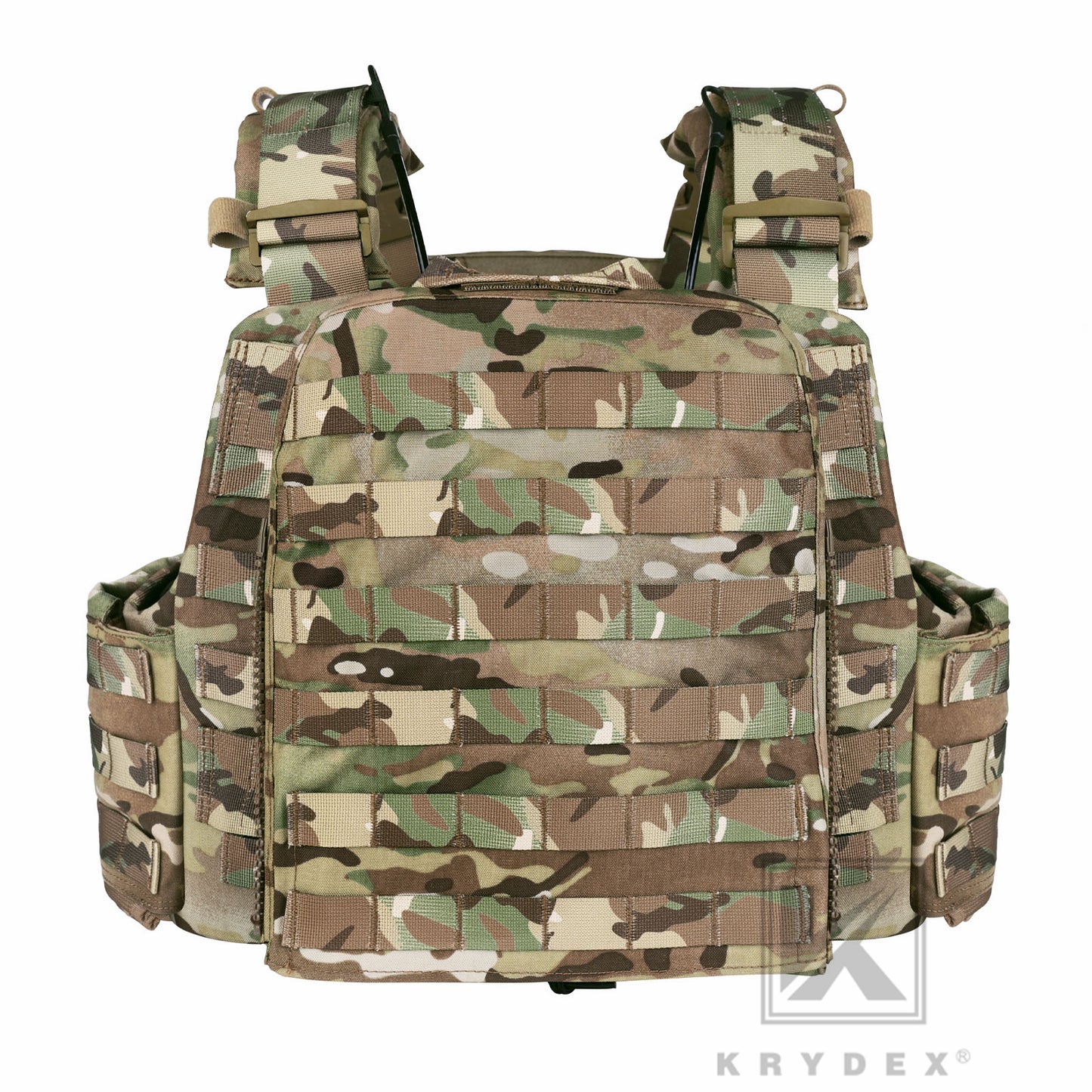 KRYDEX Tactical Plate Carrier Heavy Duty Modular MOLLE Vest