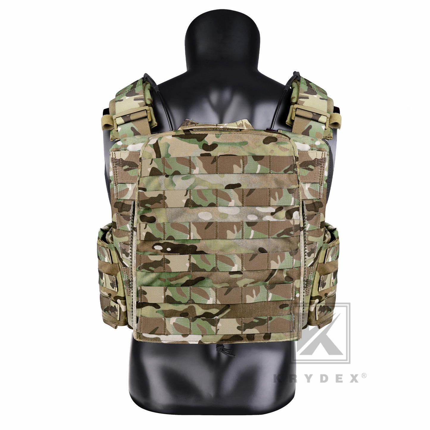 KRYDEX Tactical Plate Carrier Heavy Duty Modular MOLLE Vest