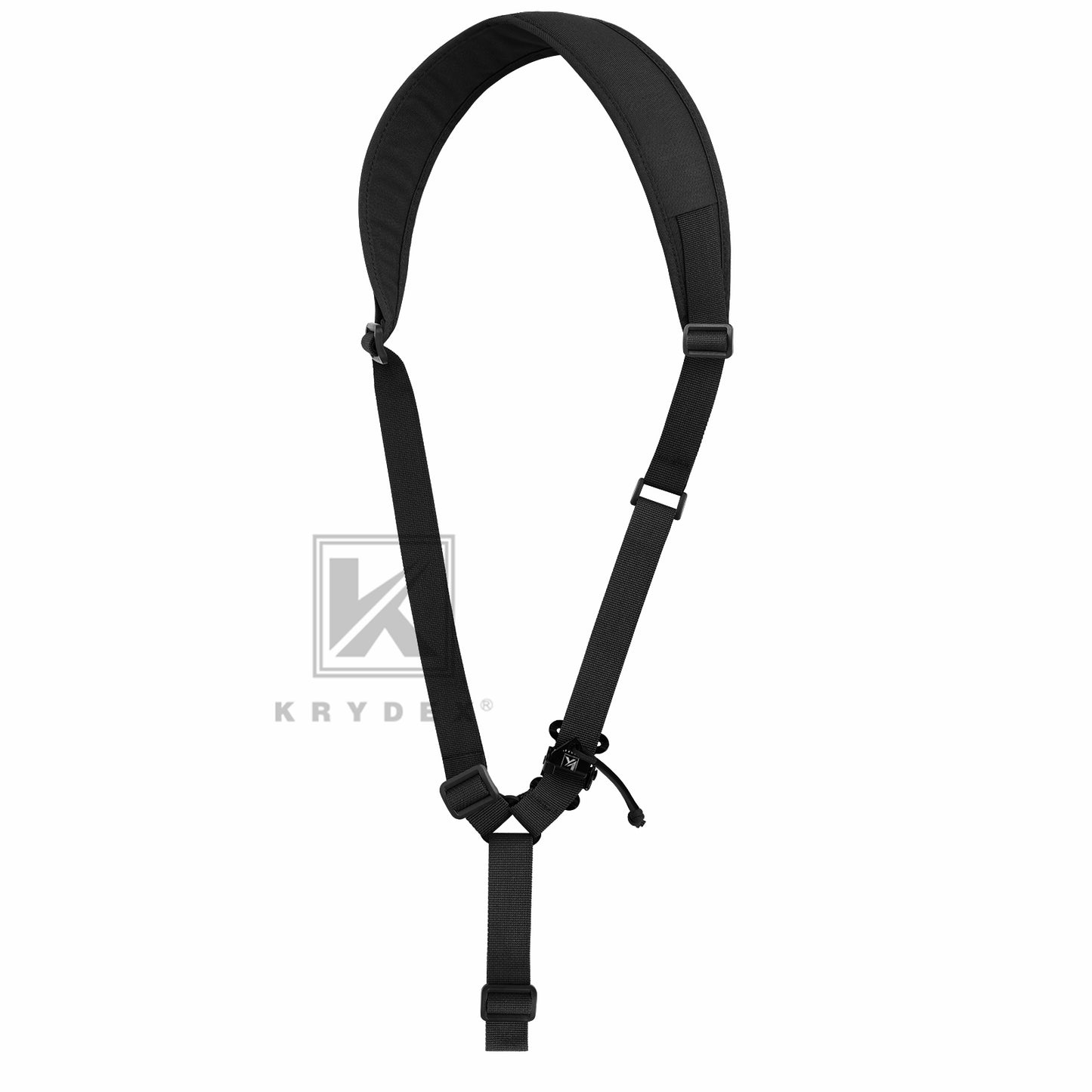 KRYDEX Tactical Rifle Single Point Sling Padded Modular Sub Gun Shoulder Strap Slingster Rapid Adjust