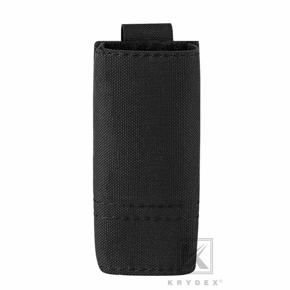 KRYDEX Tactical 9mm Single Pistol Magazine Pouch Mag Holder Duty Belt MOLLE Compatible