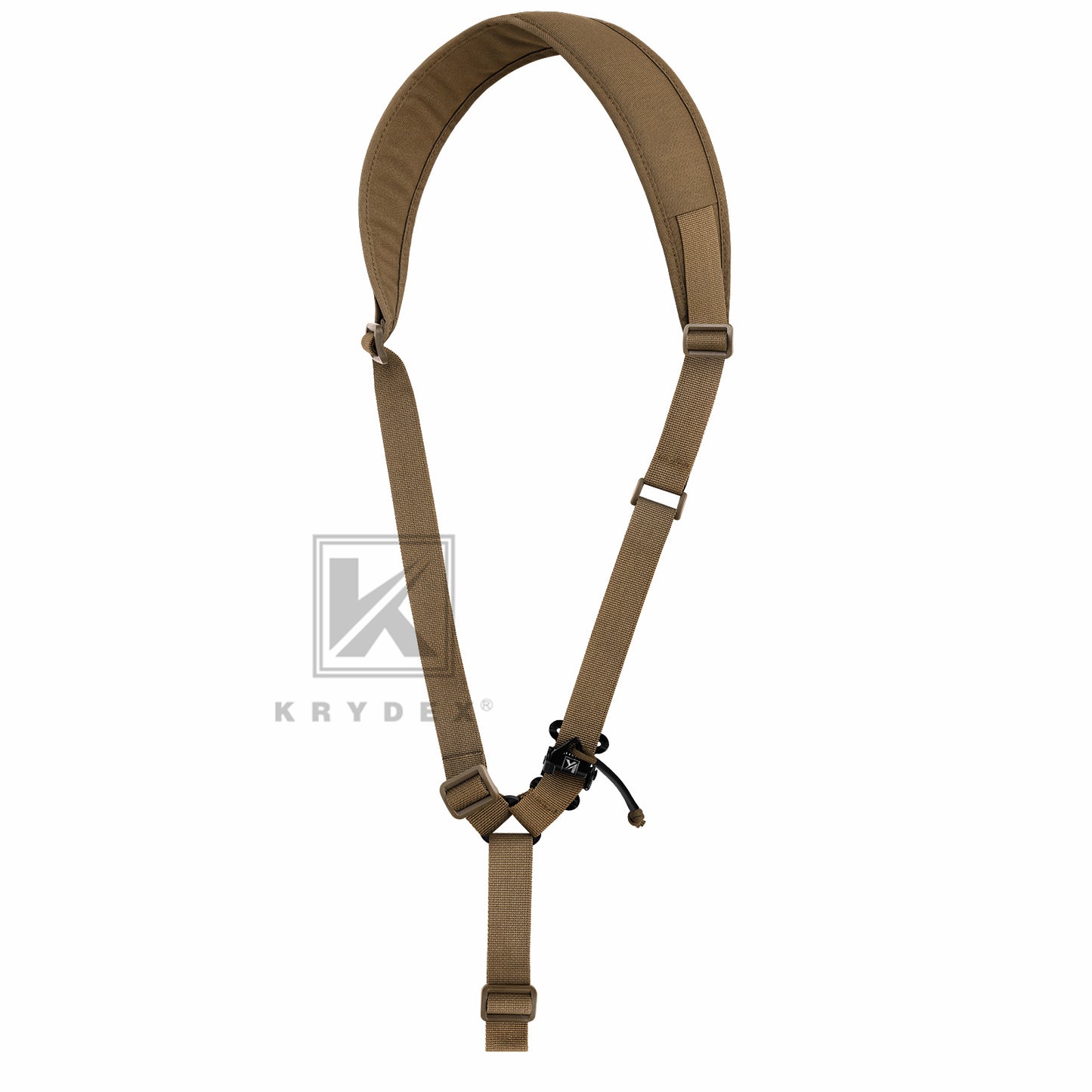 KRYDEX Tactical Rifle Single Point Sling Padded Modular Sub Gun Shoulder Strap Slingster Rapid Adjust