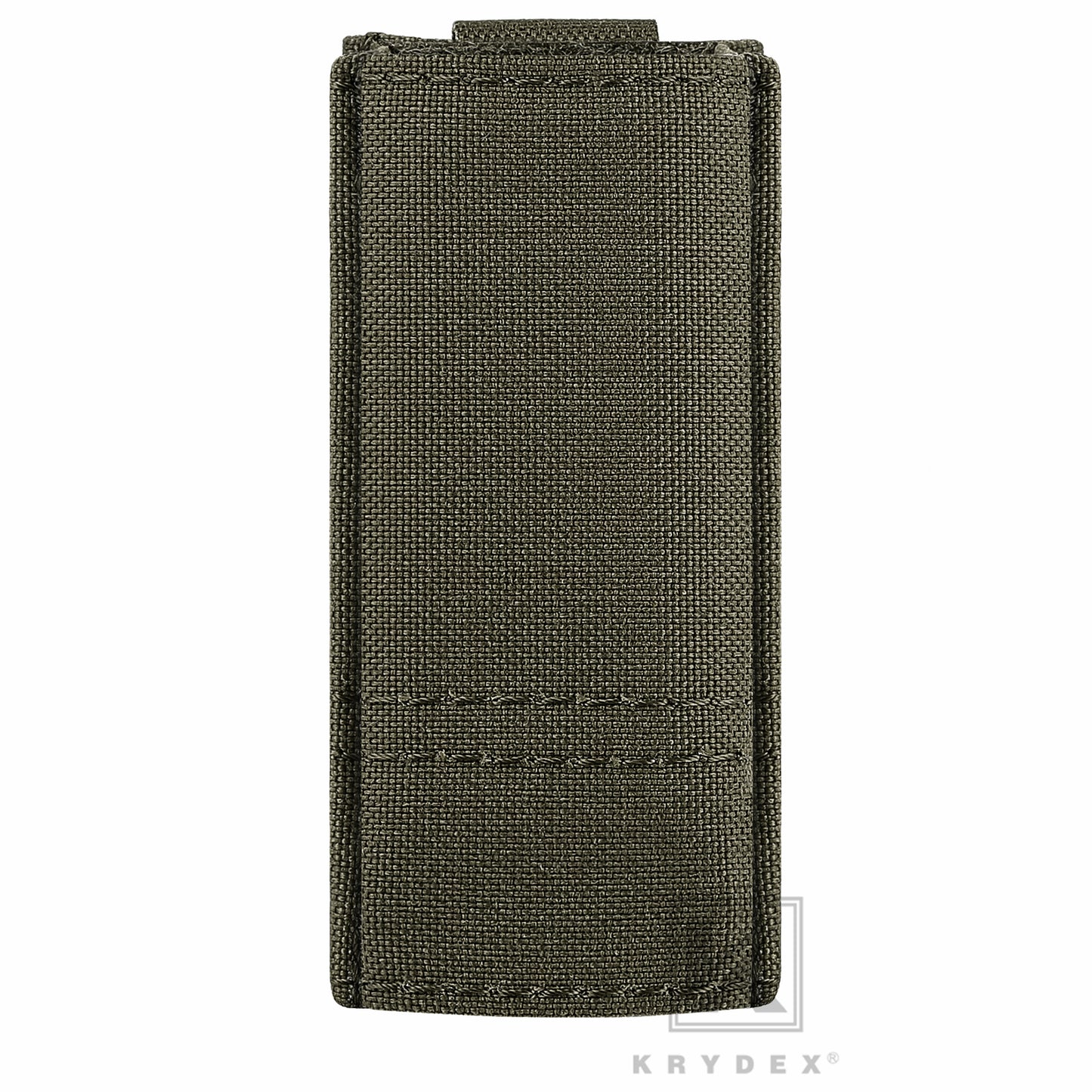 KRYDEX Tactical 9mm Single Pistol Magazine Pouch Mag Holder Duty Belt MOLLE Compatible