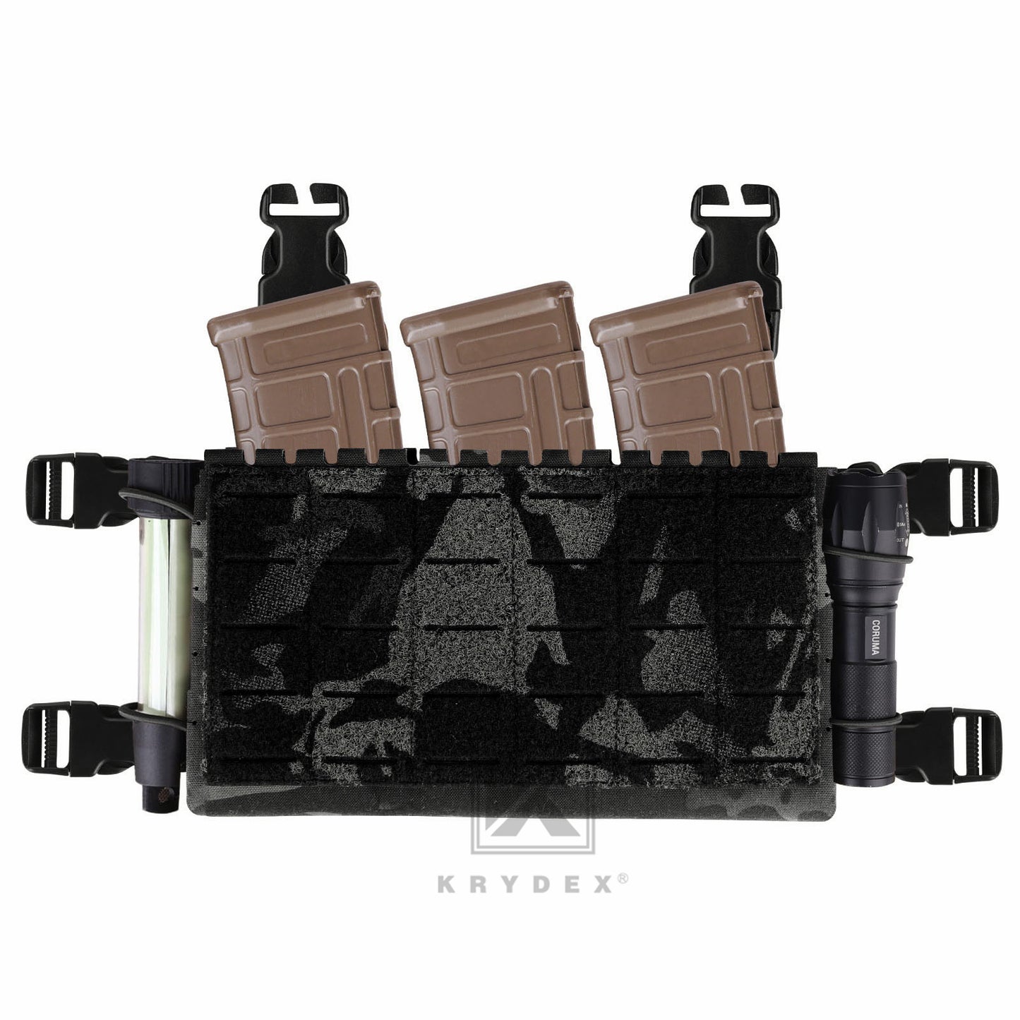 Krydex Tactical MK5 Micro Fight Chassis Laser Cut Chest Rig Lightweight Tactical Vest 5.56 MP7 Magazine Placard