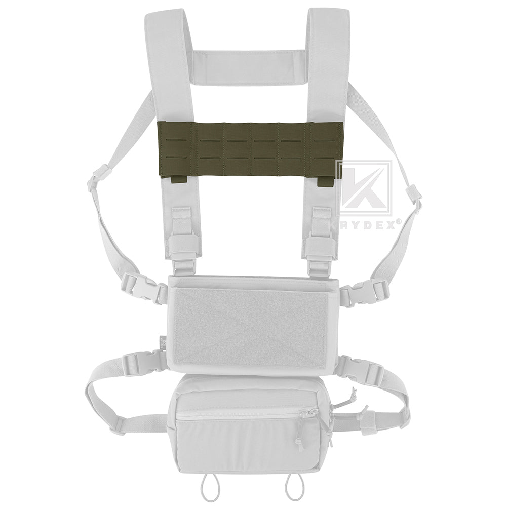 Krydex Tactical Chest Rig MOLLE Panel Front Chest Holder Bridge Phone Mount for D3CR MK3 MK4 UW SOP Rigs