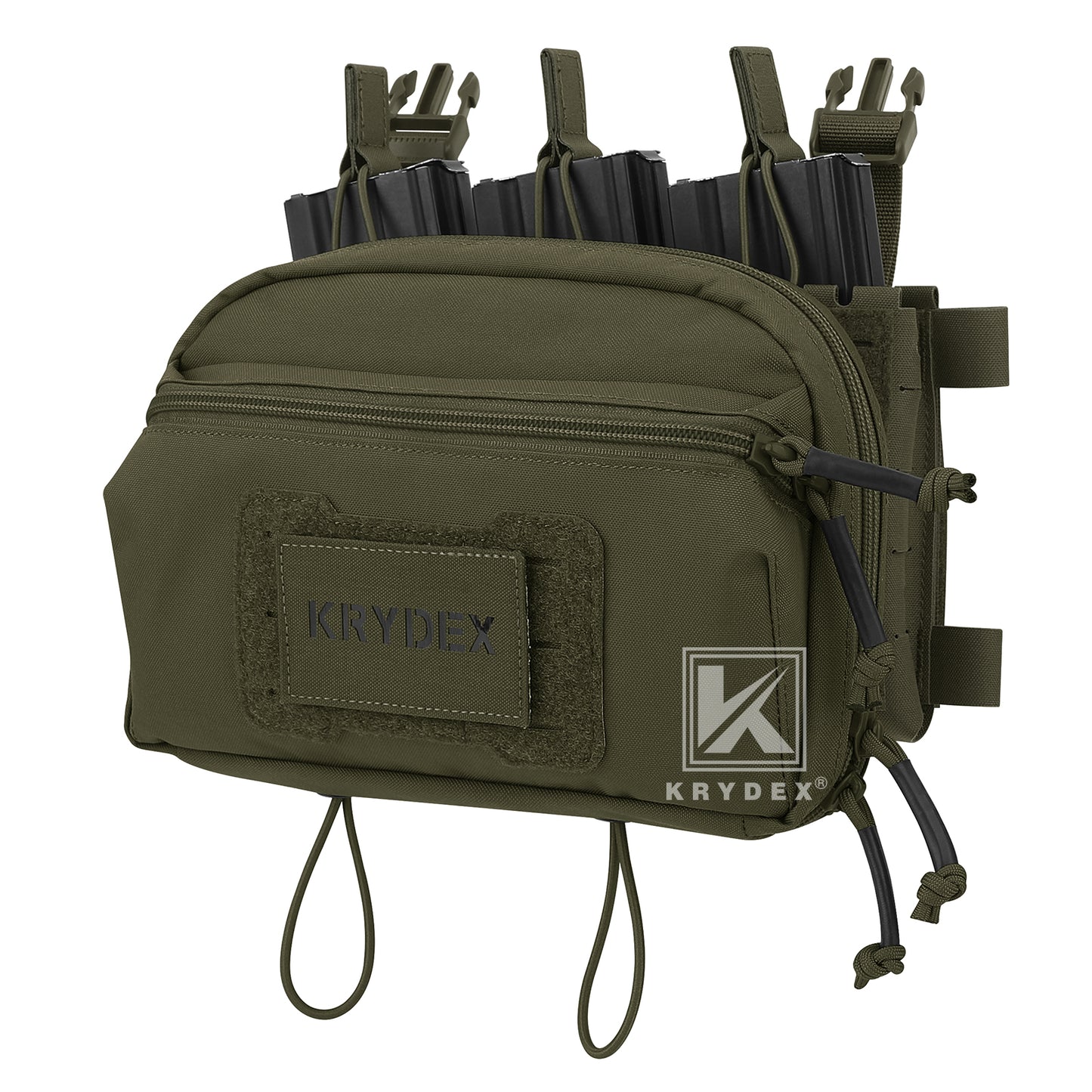 Krydex Tactical GP Pouch Modular MOLLE Utility Pouch Front Pocket for Vest and Chest Rig