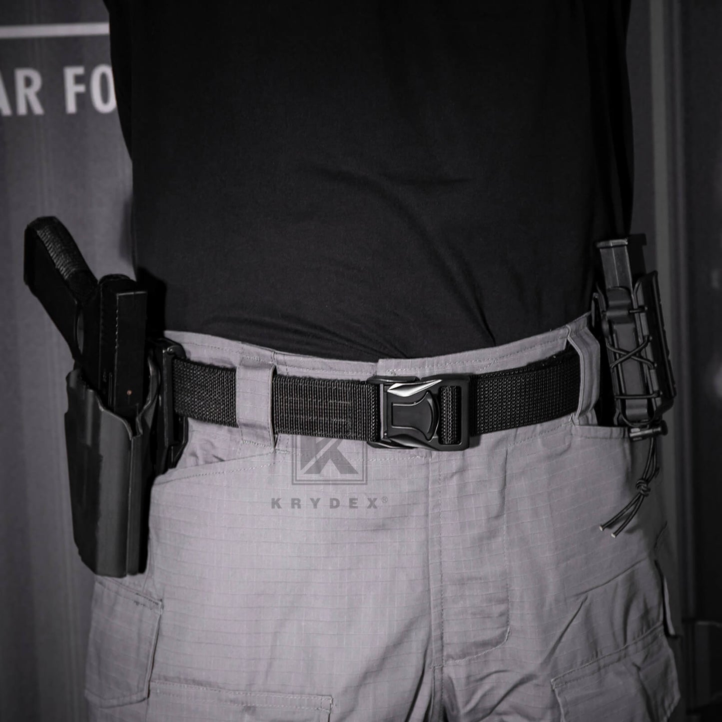 KRYDEX Quick Release 1.5" Tactical Heavy Duty Belt 2-Ply Nylon T-Buckle
