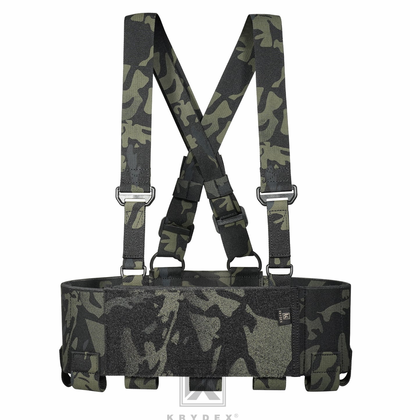 KRYDEX Tactical 5.56 Ready Rig Low Vis Chest Rig Elastic Cummerbund Concealed Lightweight Adjustable Vest