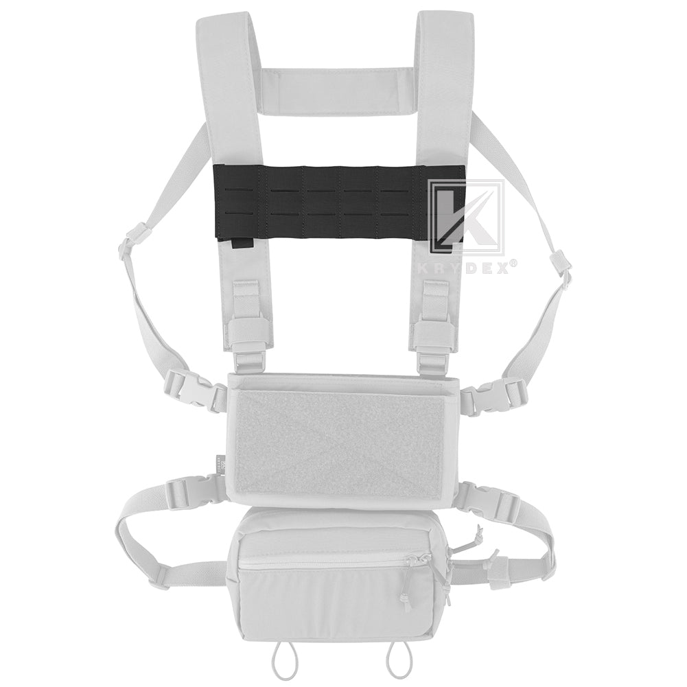 Krydex Tactical Chest Rig MOLLE Panel Front Chest Holder Bridge Phone Mount for D3CR MK3 MK4 UW SOP Rigs