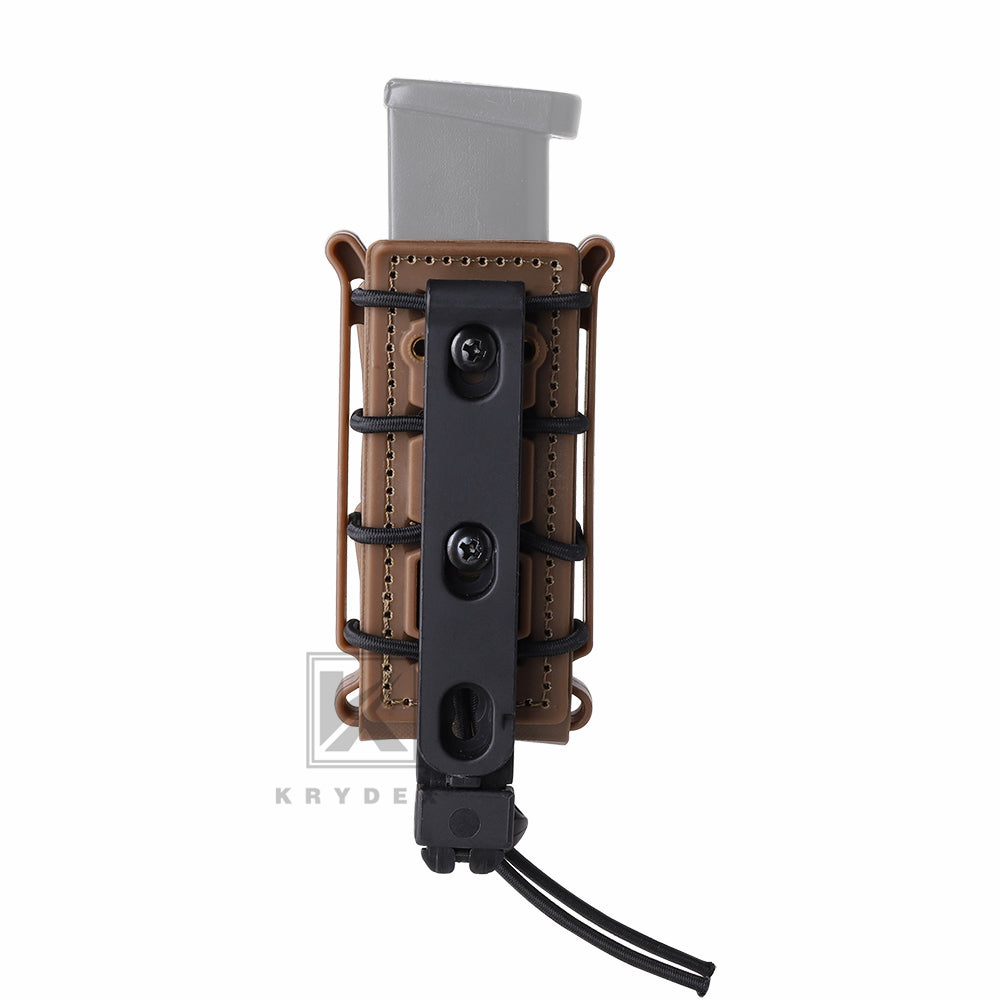 KRYDEX Soft Shell Magazine Pouch for 5.56mm 7.62mm & 9mm Pistol Mag Molle Clip