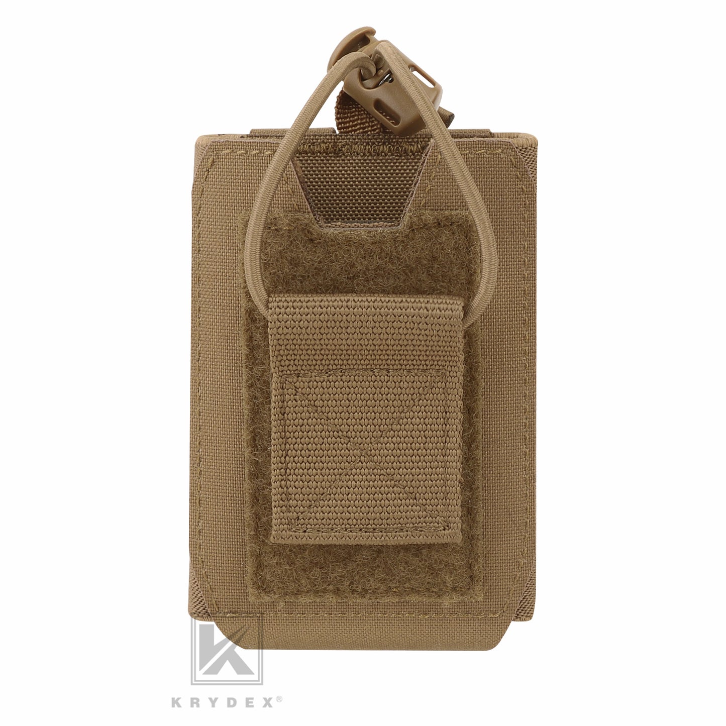 Krydex Tactical Radio Holster Low Profile Modular Radio Pouch MOLLE PALS+Belt System