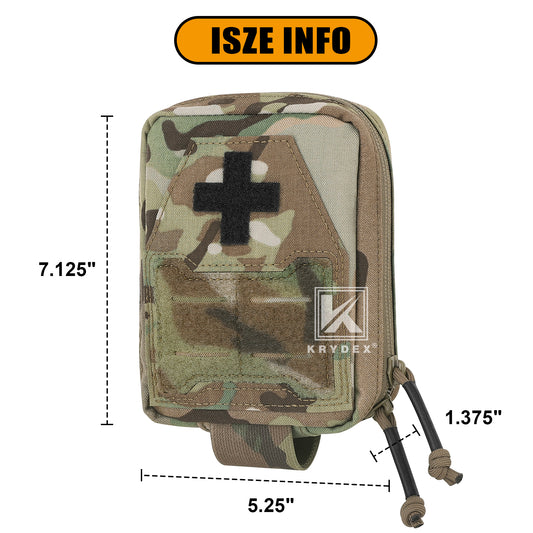 Krydex Tactical Medical IFAK Pouch First Aid Holder Tourniquet Trauma Bag