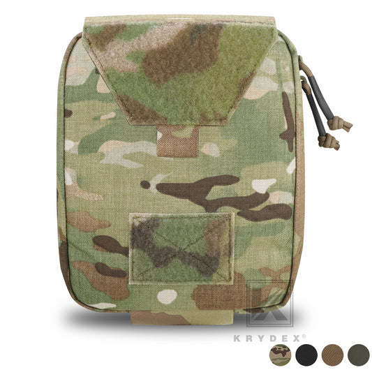 Krydex Tactical Large Rip Away Medic Pouch Quick Release MOLLE Outdoor Emergency First Aid Kit Bag Trauma IFAK Medical Pack