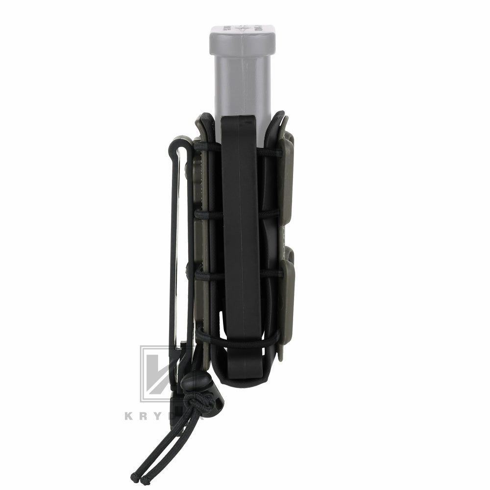 KRYDEX Soft Shell 9mm Pistol Magazine Pouch Mag Carrier with Clip Tall