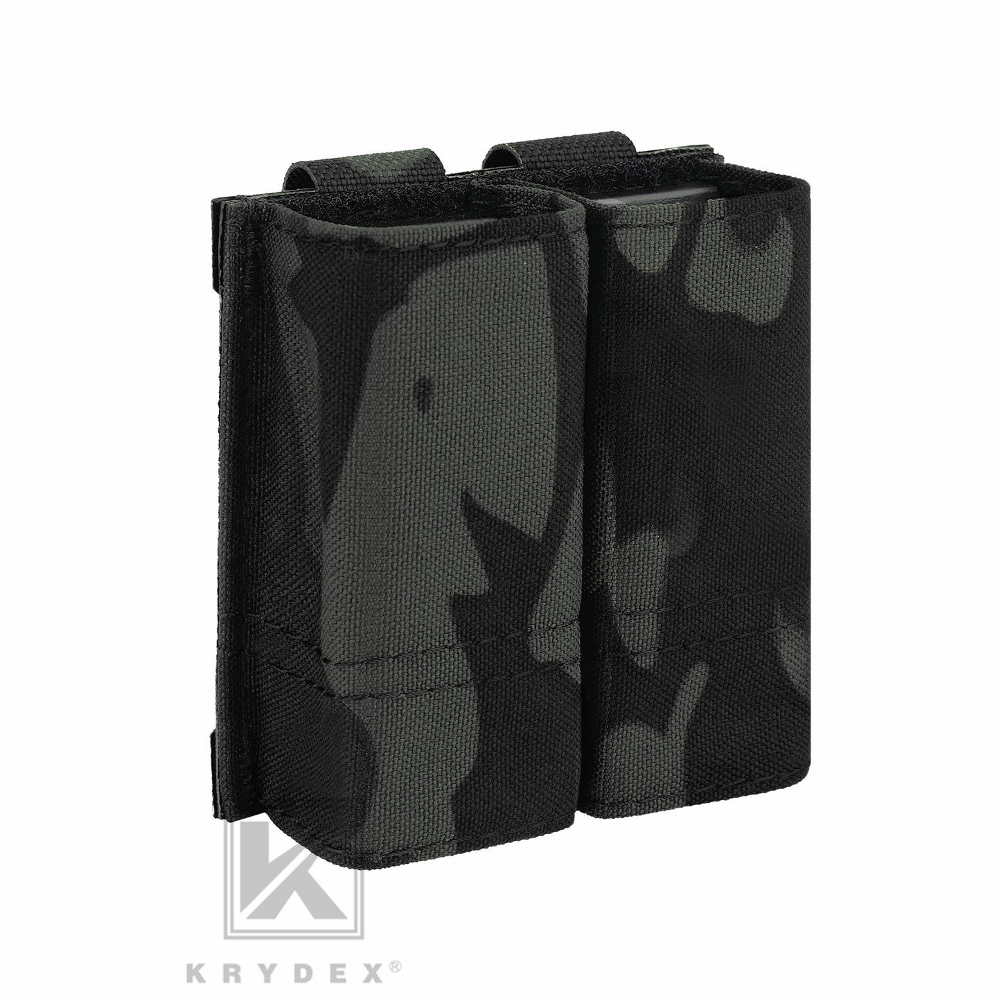 Krydex Tactical 9MM Pistol Magazine Pouch Double Stack .40 45 ACP Pistol Mag Holder Duty Belt & Molle Compatible