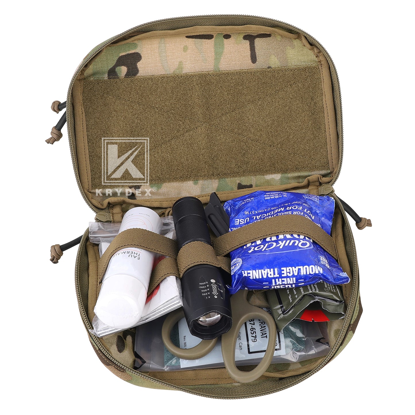 Krydex Tactical GP Pouch Modular MOLLE Utility Pouch Front Pocket for Vest and Chest Rig