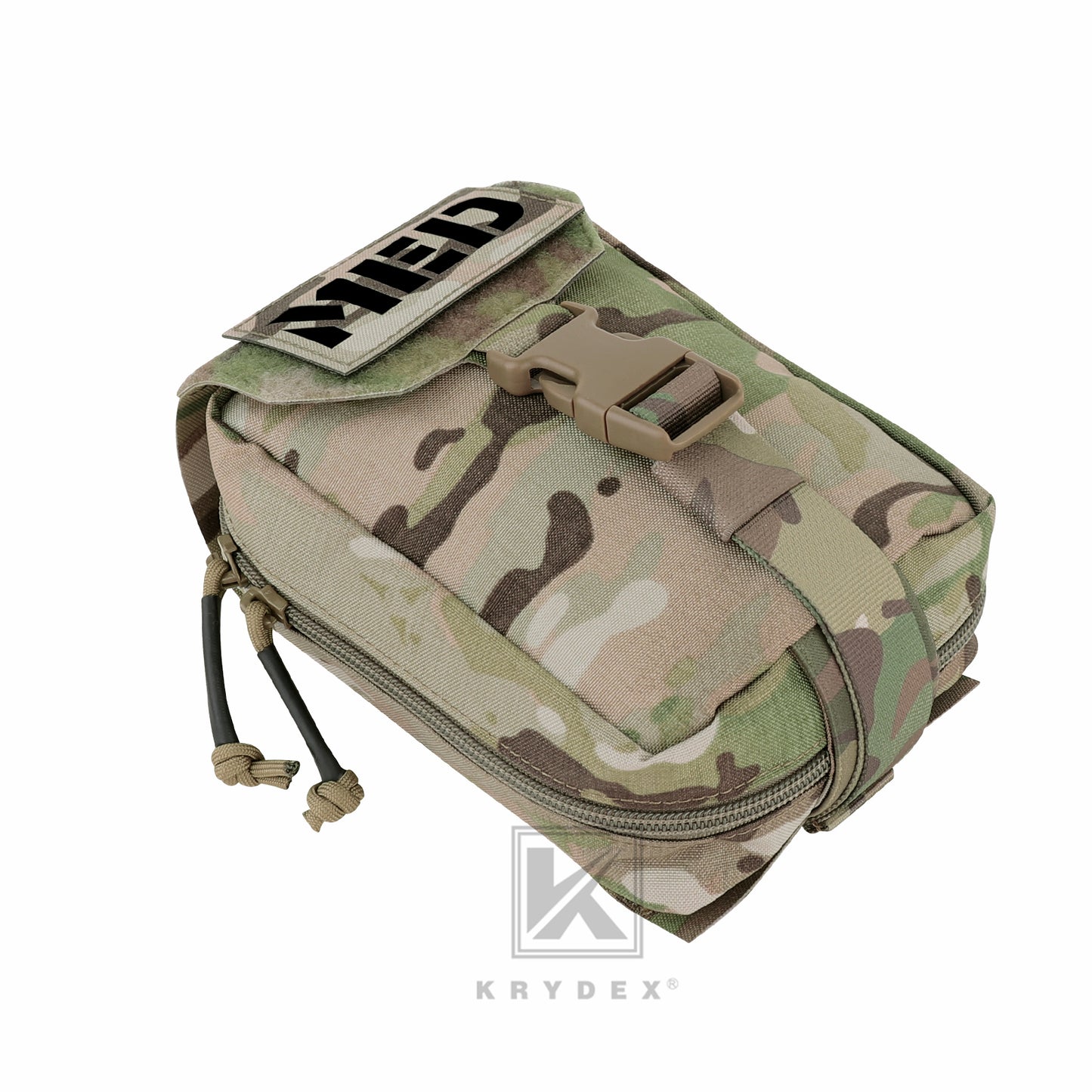 Krydex Tactical Rip Away Medical Pouch Tear Off First Aid IFAK Pouch Trauma Bag Molle & Belt Outdoor Emergency Survival Bag