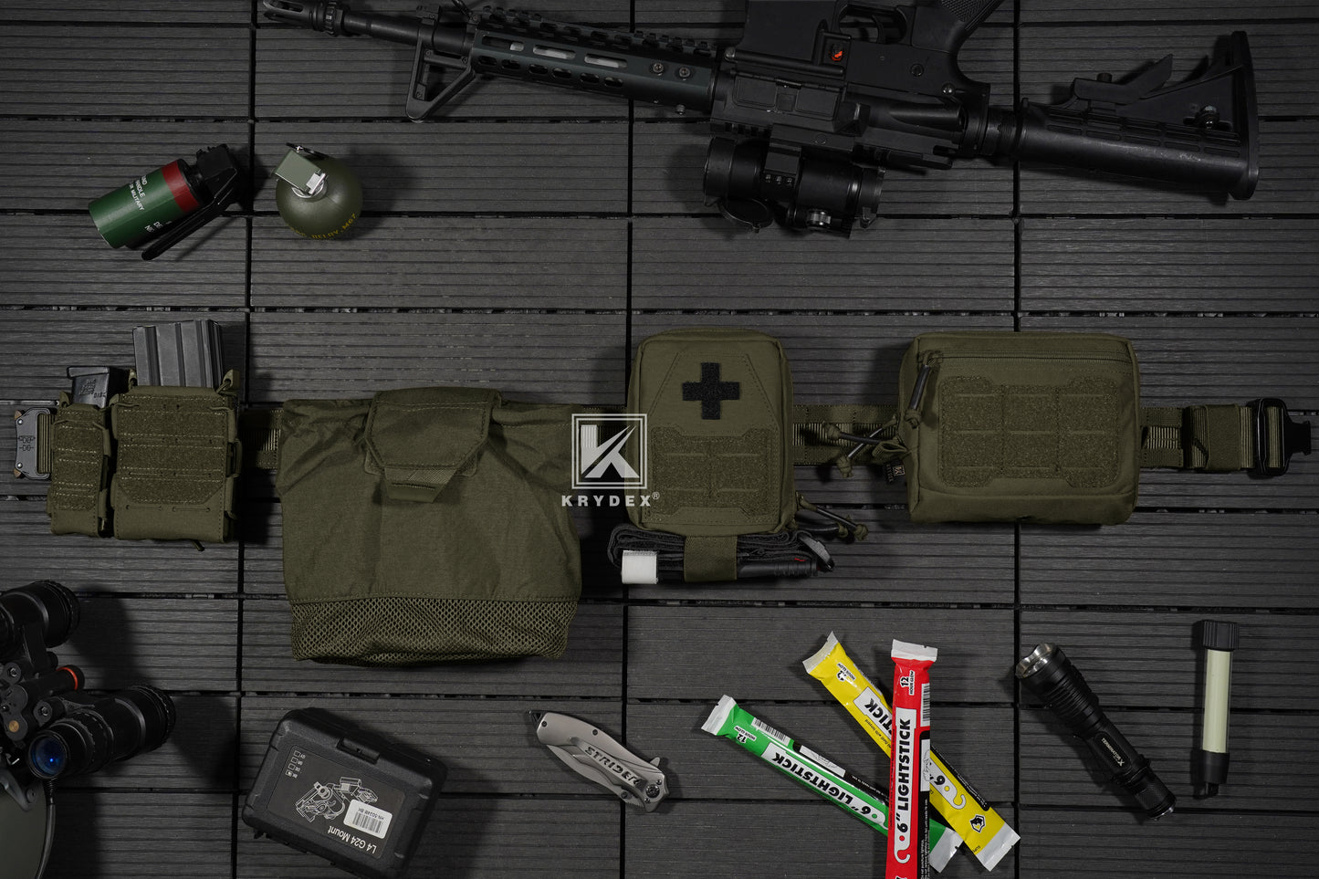 Krydex Tactical Medical IFAK Pouch First Aid Holder Tourniquet Trauma Bag