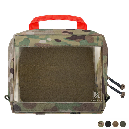 Krydex Clear Top Insert Large/Small for D3 Tactical Backpack Organizer Bag Hook & Loop Medic Pouch