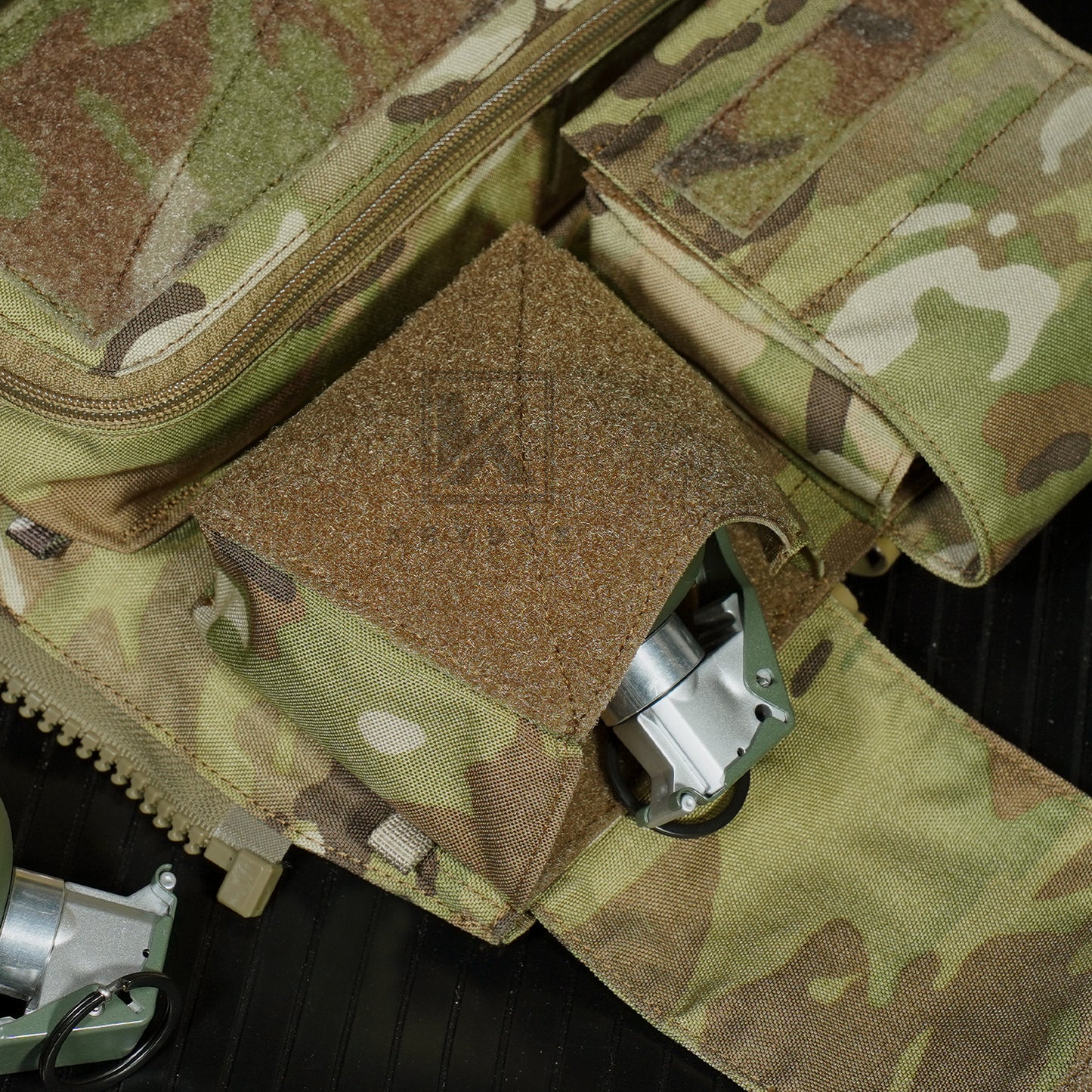 KRYDEX Tactical Modular Zip On Backpack for CPC NCPC JPC 2.0 AVS Vest Zipper Molle Back Panel
