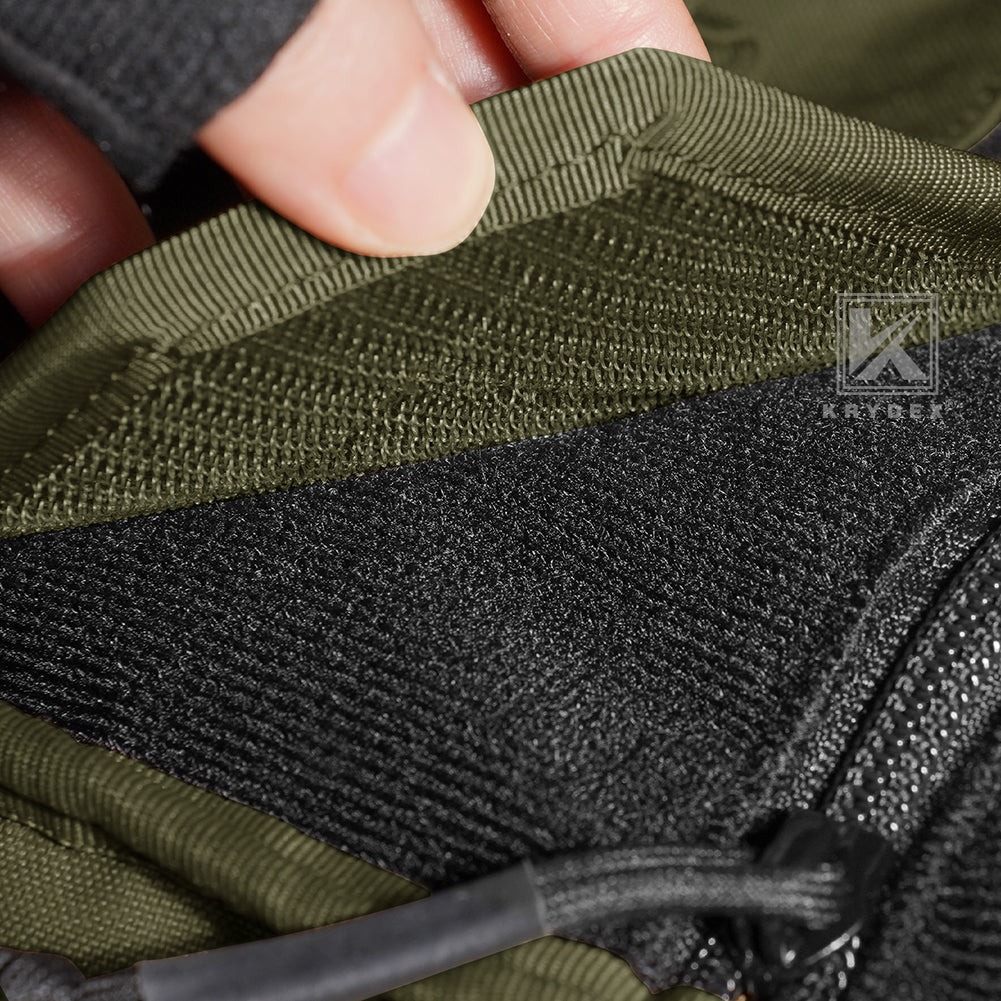 Krydex Tactical Hook Backed Organizer Panel Admin Insert EDC Pouch for Backpack Range Bag Accessory organizer Outdoor survival gear panel