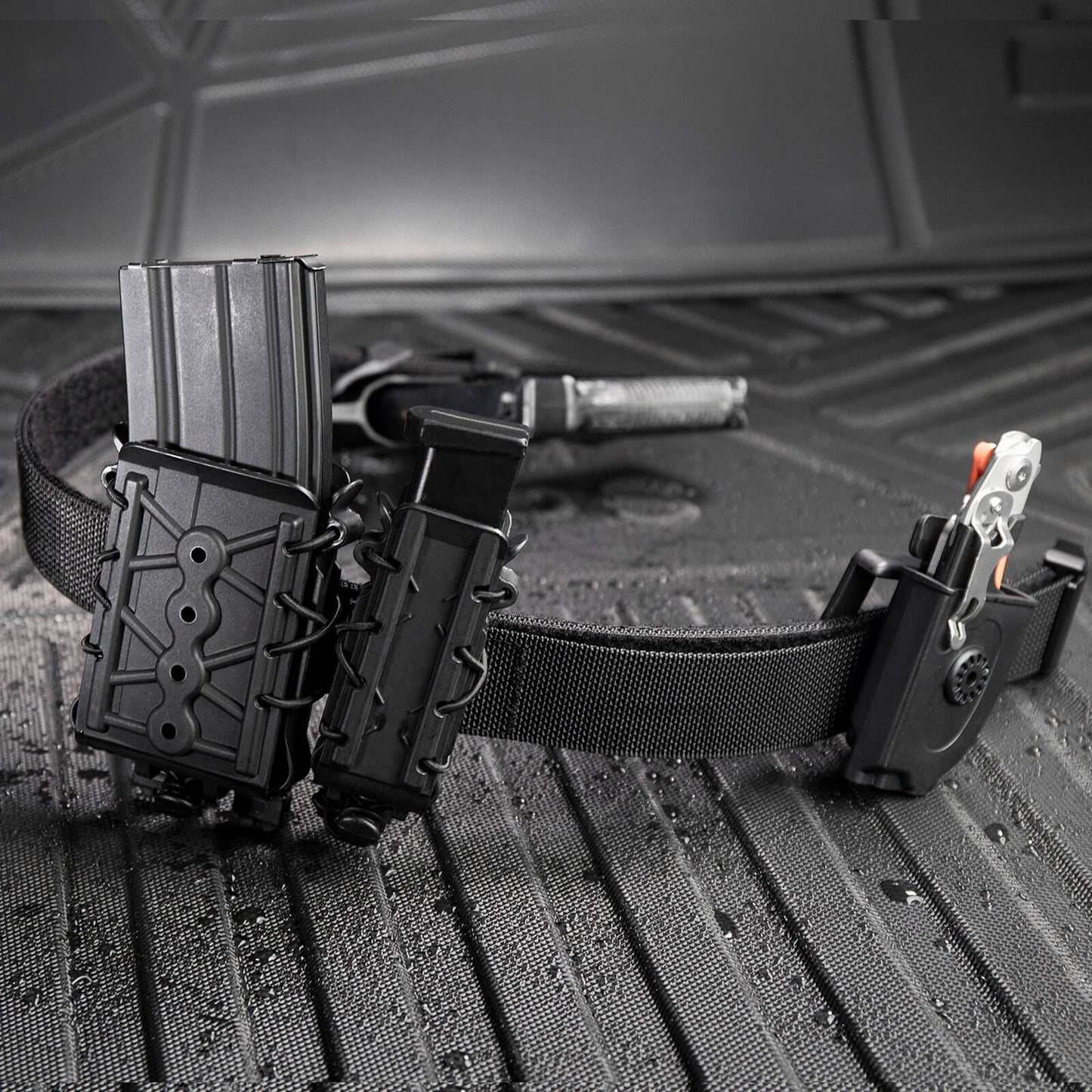 KRYDEX Quick Release 1.5" Heavy Duty Tactical Belt 2-Ply Nylon Metal Flip Top Buckle