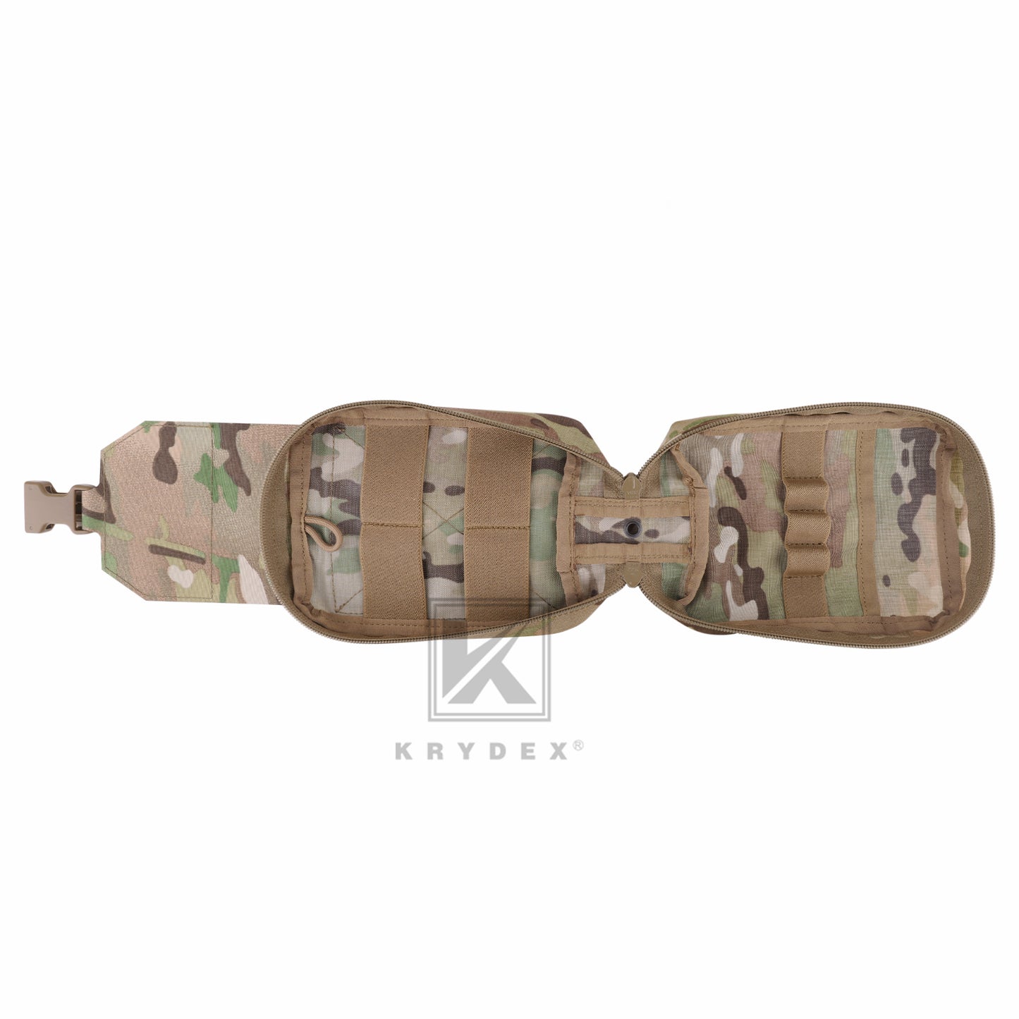 Krydex Tactical Rip Away Medical Pouch Tear Off First Aid IFAK Pouch Trauma Bag Molle & Belt Outdoor Emergency Survival Bag