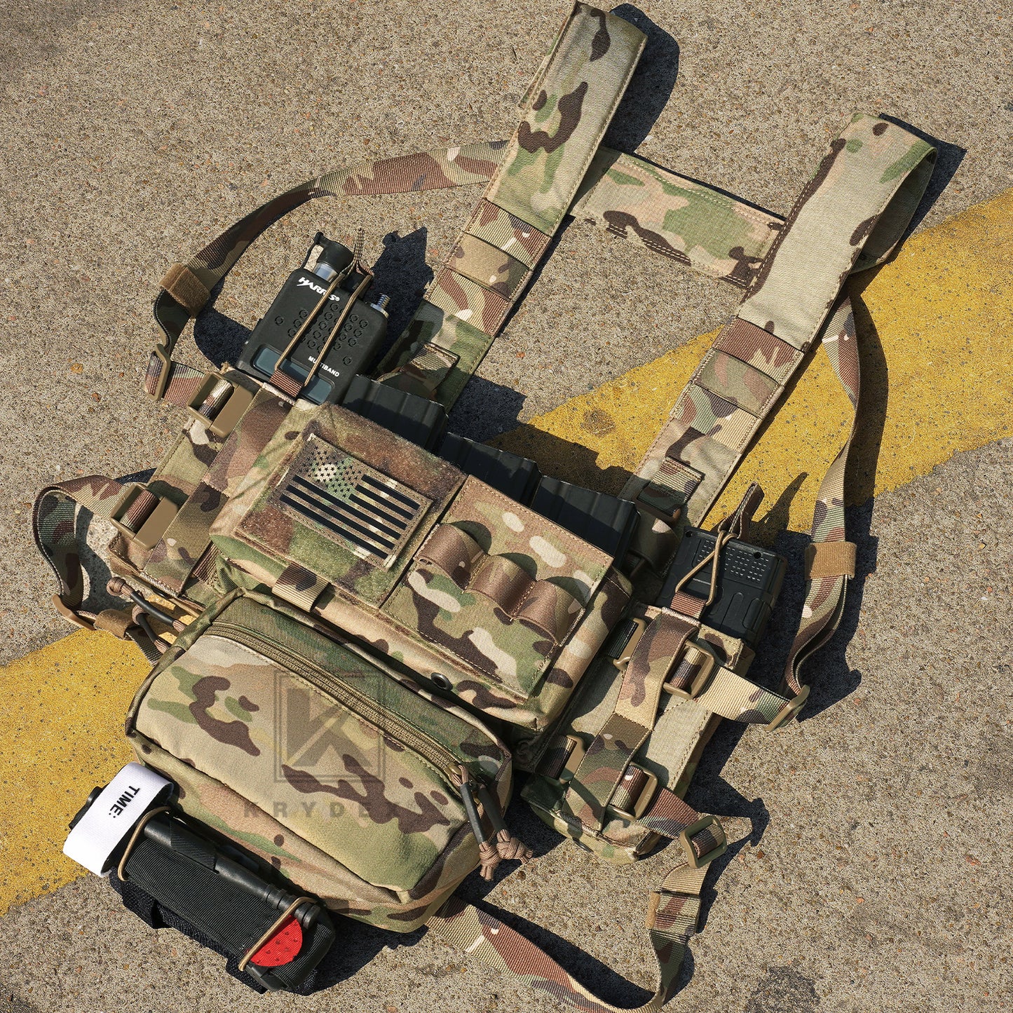 KRYDEX MK3 MK4 Micro Fight Chassis Modular Chest Rig Lightweight Tactical Vest With Magazine Pouches