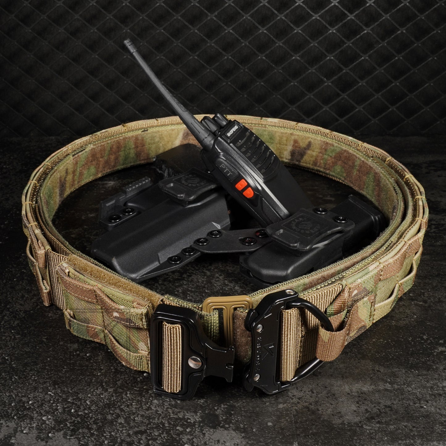 Krydex Tactical EDC Under Belt Hook & Loop Inner Belt 1.5" Duty Concealed Carry Base Belt
