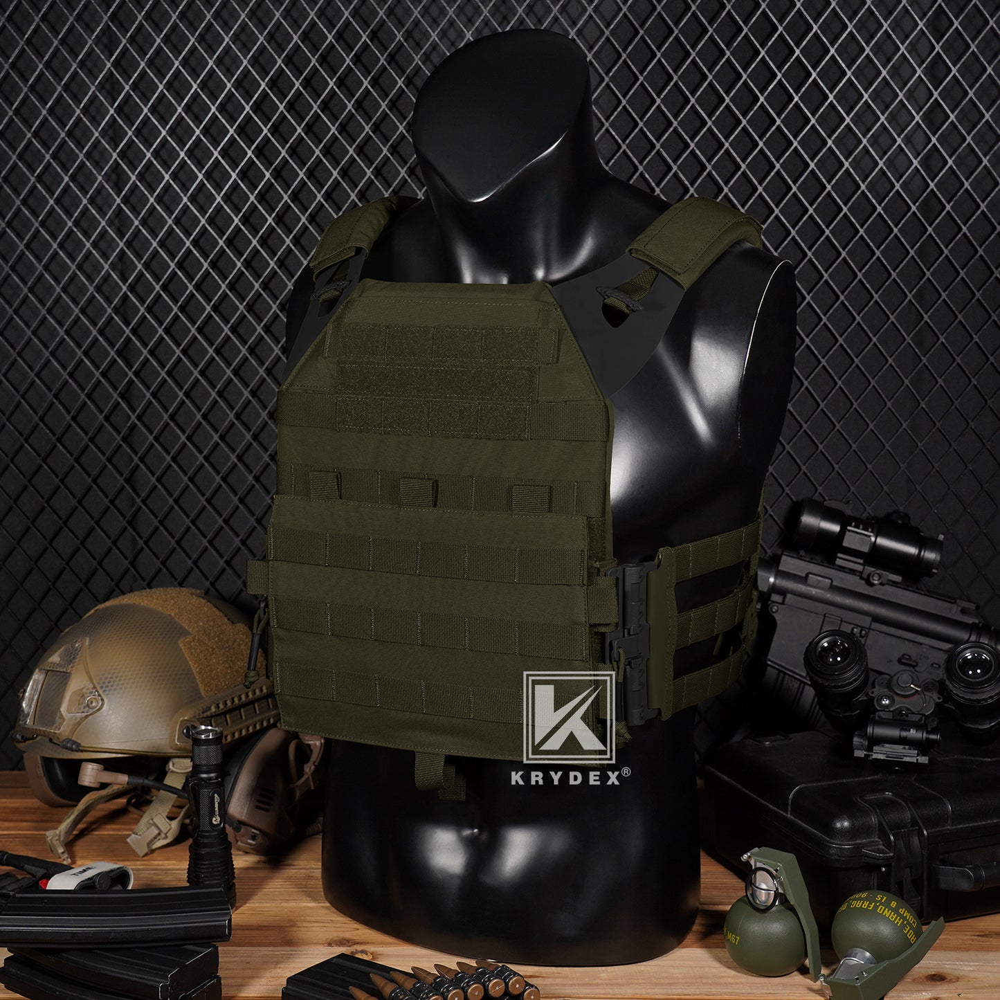 Krydex Tactical JPC 2.0 Plate Carrier Quick Release Tube Cummerbund Assaulter Armor Vest