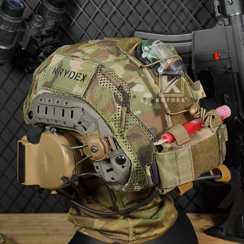 Krydex Tactical Helmet Cover for Fast Helmet Size M L XL Maritime Helmet Airsoft Paintball Helmet