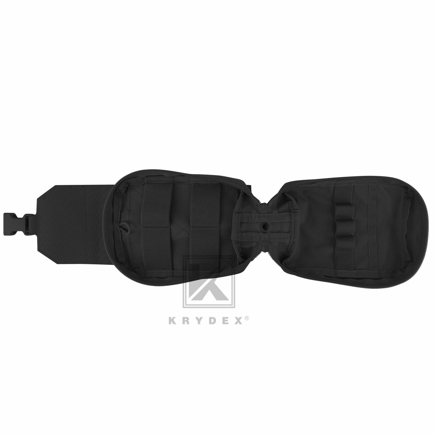 Krydex Tactical Rip Away Medical Pouch Tear Off First Aid IFAK Pouch Trauma Bag Molle & Belt Outdoor Emergency Survival Bag