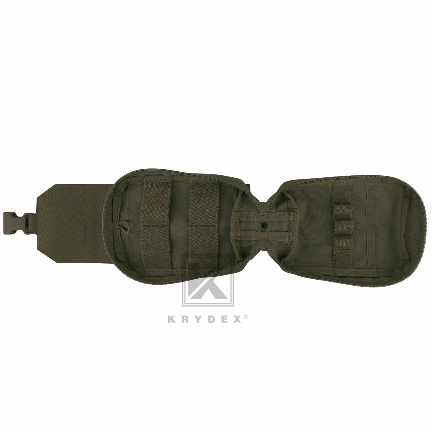 Krydex Tactical Rip Away Medical Pouch Tear Off First Aid IFAK Pouch Trauma Bag Molle & Belt Outdoor Emergency Survival Bag