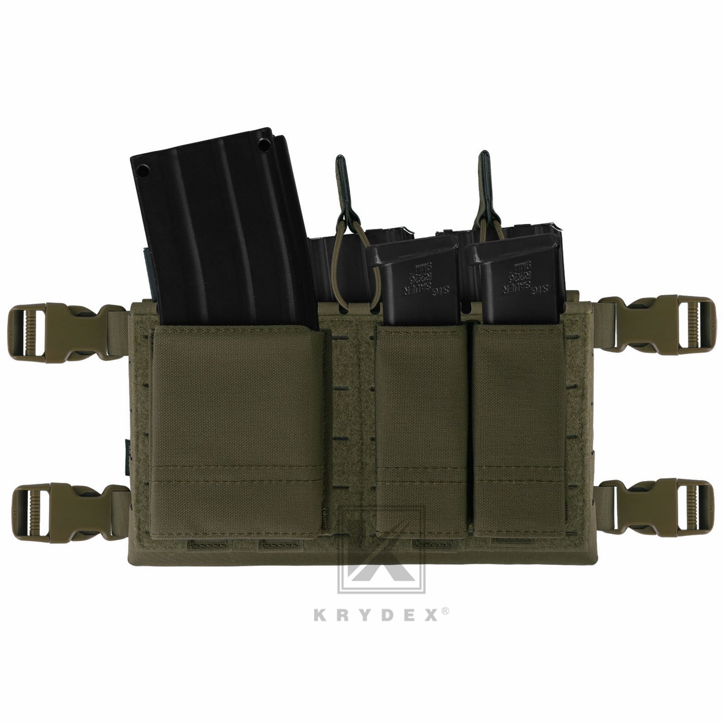 Krydex Tactical MK5 Micro Fight Chassis Laser Cut Chest Rig Lightweight Tactical Vest 5.56 MP7 Magazine Placard