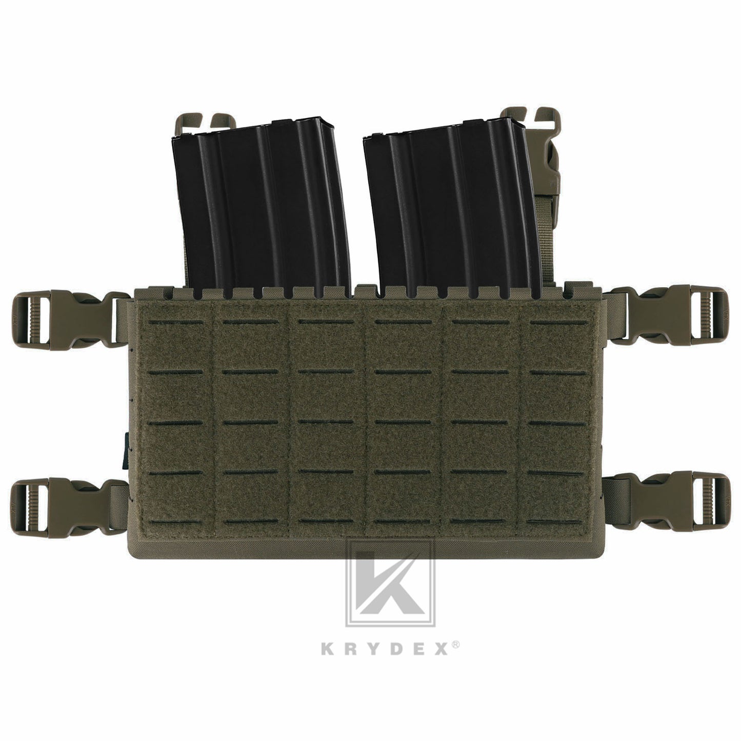 Krydex Tactical MK5 Micro Fight Chassis Laser Cut Chest Rig Lightweight Tactical Vest 5.56 MP7 Magazine Placard