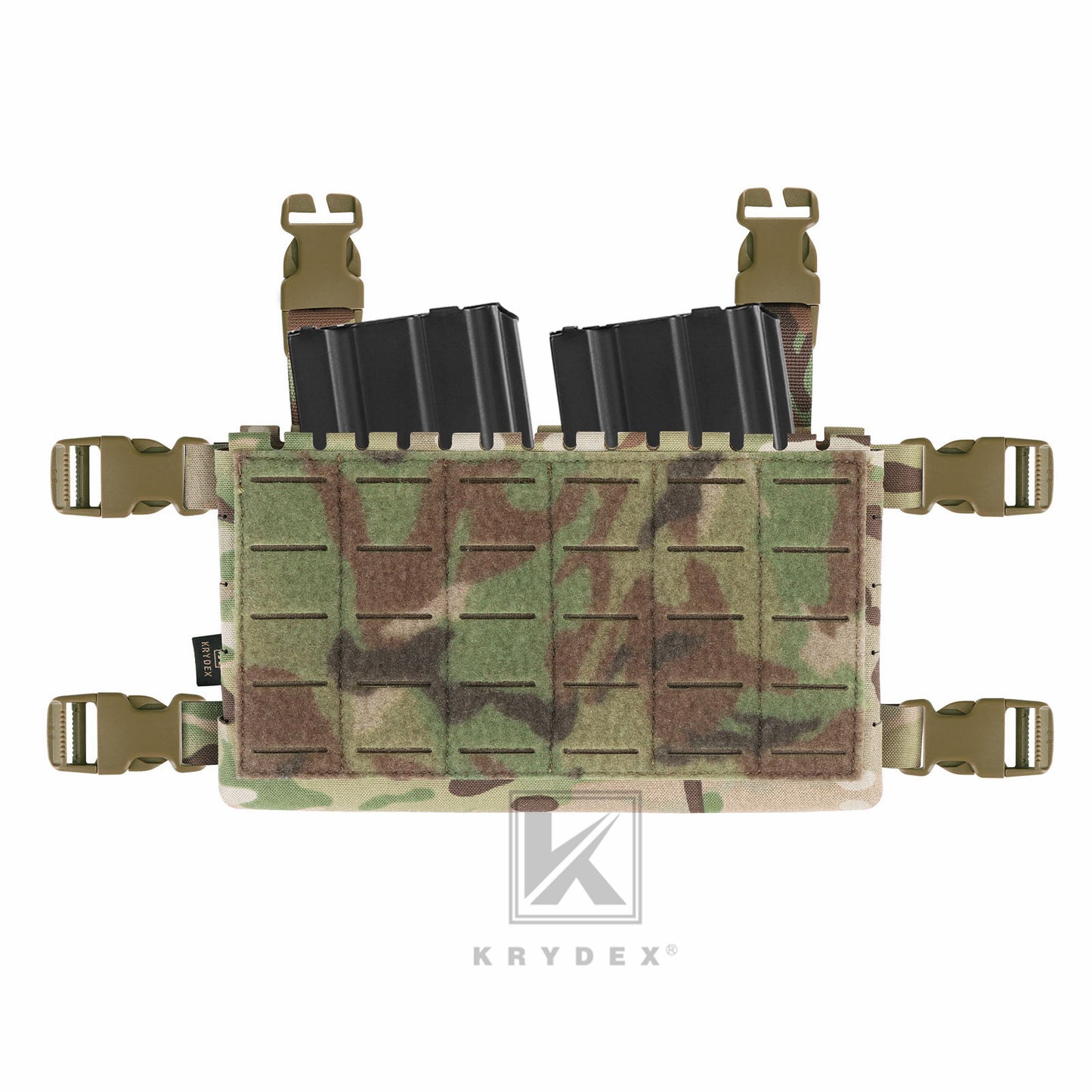 Krydex Tactical MK5 Micro Fight Chassis Laser Cut Chest Rig Lightweight Tactical Vest 5.56 MP7 Magazine Placard