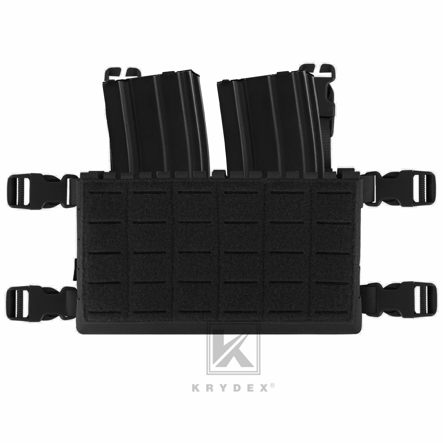 Krydex Tactical MK5 Micro Fight Chassis Laser Cut Chest Rig Lightweight Tactical Vest 5.56 MP7 Magazine Placard