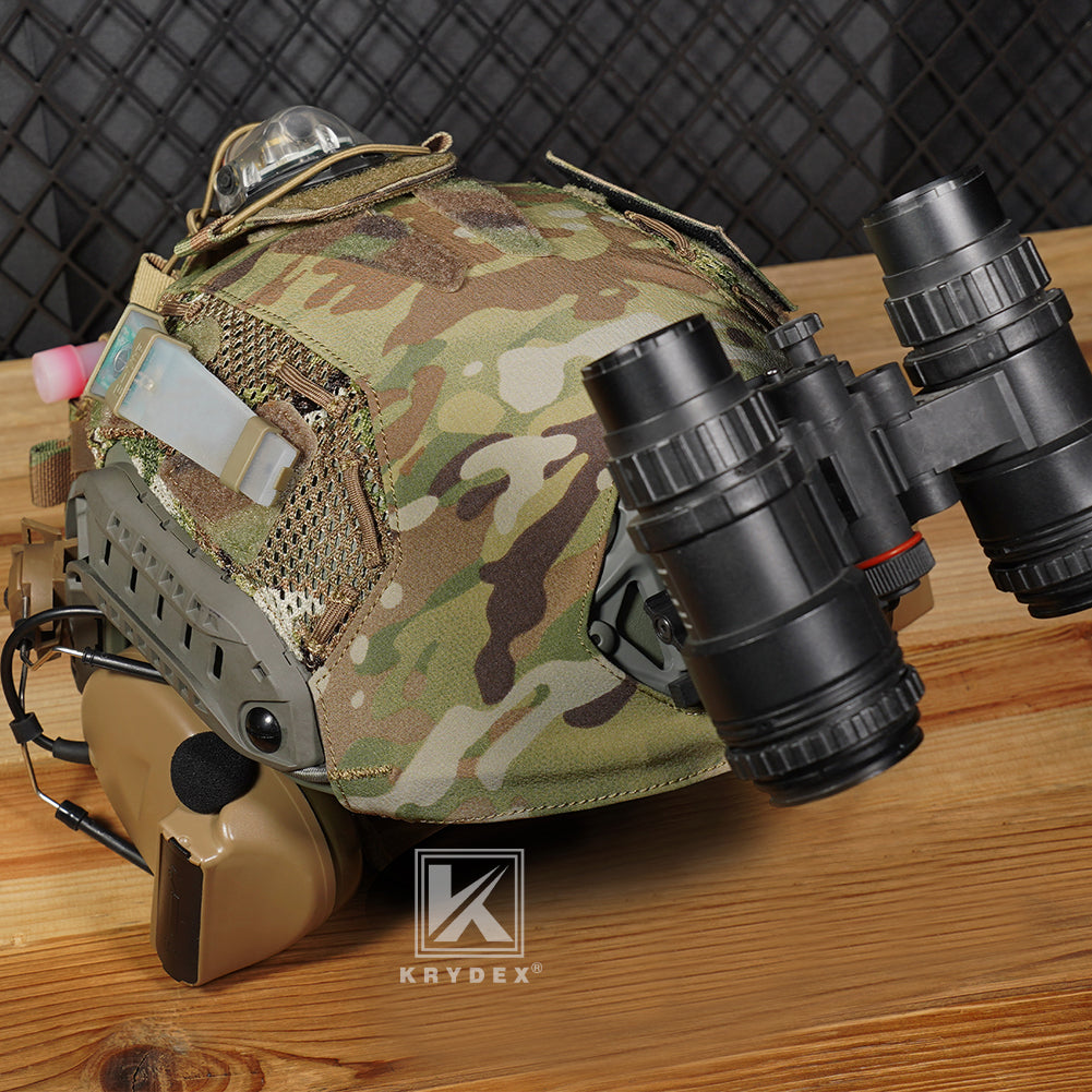 Krydex Tactical Helmet Cover for Fast Helmet Size M L XL Maritime Helmet Airsoft Paintball Helmet