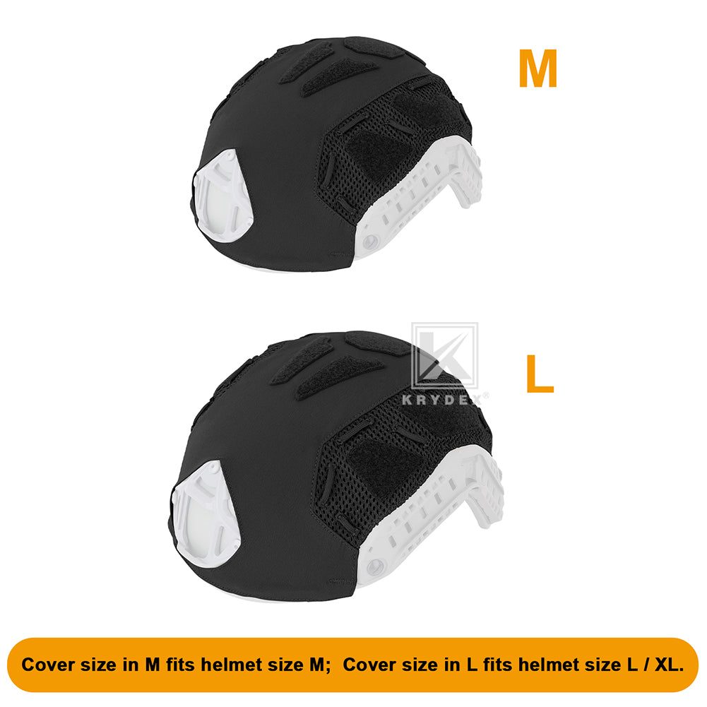 Krydex Tactical Helmet Cover for Fast Helmet Size M L XL Maritime Helmet Airsoft Paintball Helmet
