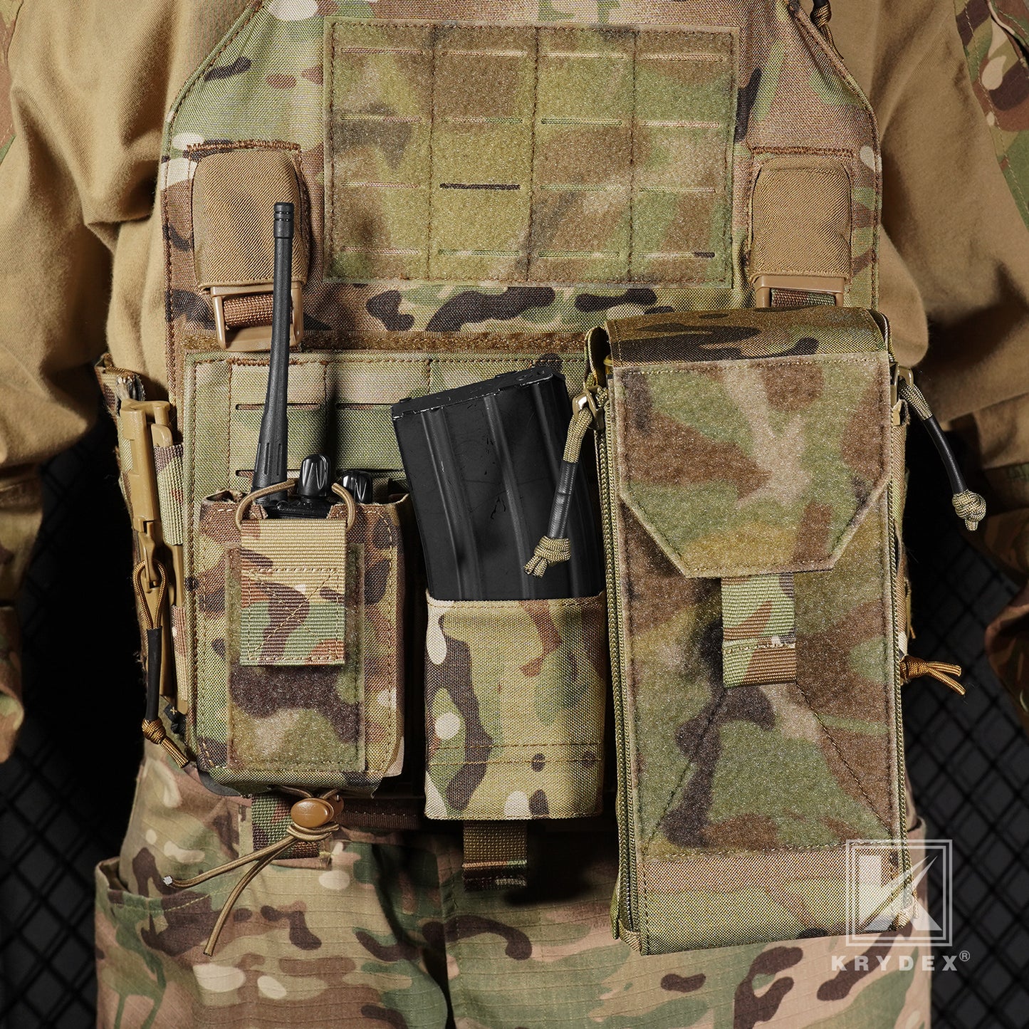 Krydex Tactical Rip Away Shot Shell Holder for 8 Guage 12 Guage Shotgun Cartridge Hunter Ammo Pouch
