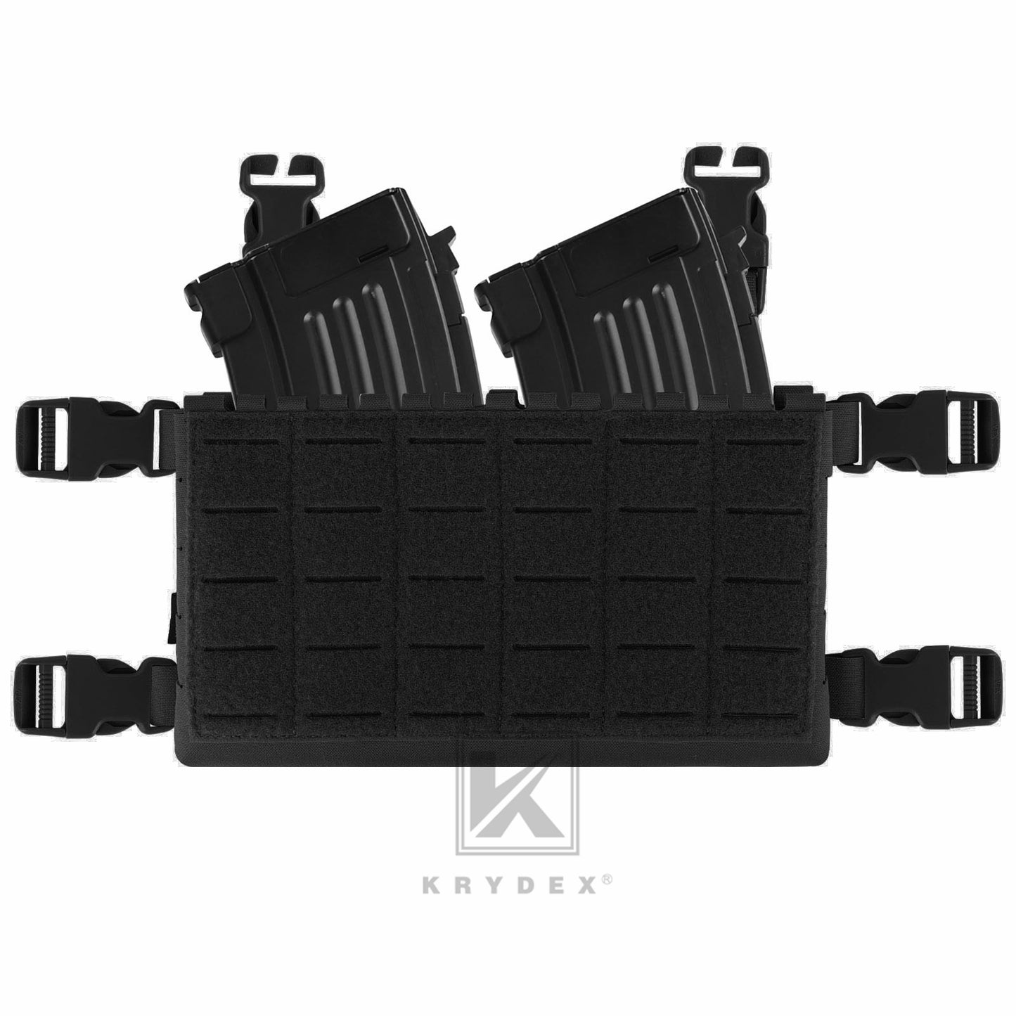 Krydex Tactical MK5 Micro Fight Chassis Laser Cut Chest Rig Lightweight Tactical Vest 5.56 MP7 Magazine Placard