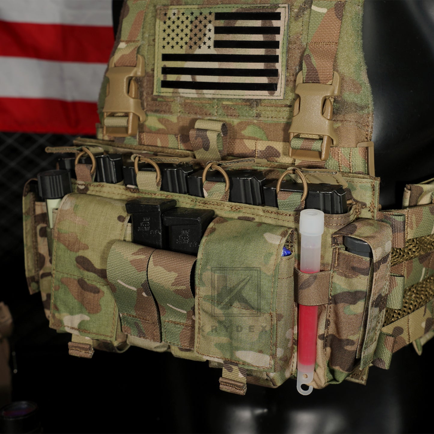 KRYDEX Tactical MF IV Placard 556 & 9mm Magazine Pouch for SCARAB Plate Carrier Vest