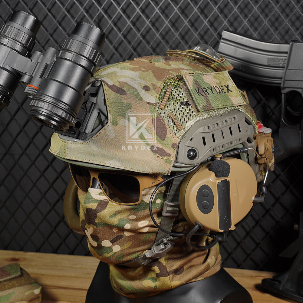 Krydex Tactical Helmet Cover for Fast Helmet Size M L XL Maritime Helmet Airsoft Paintball Helmet