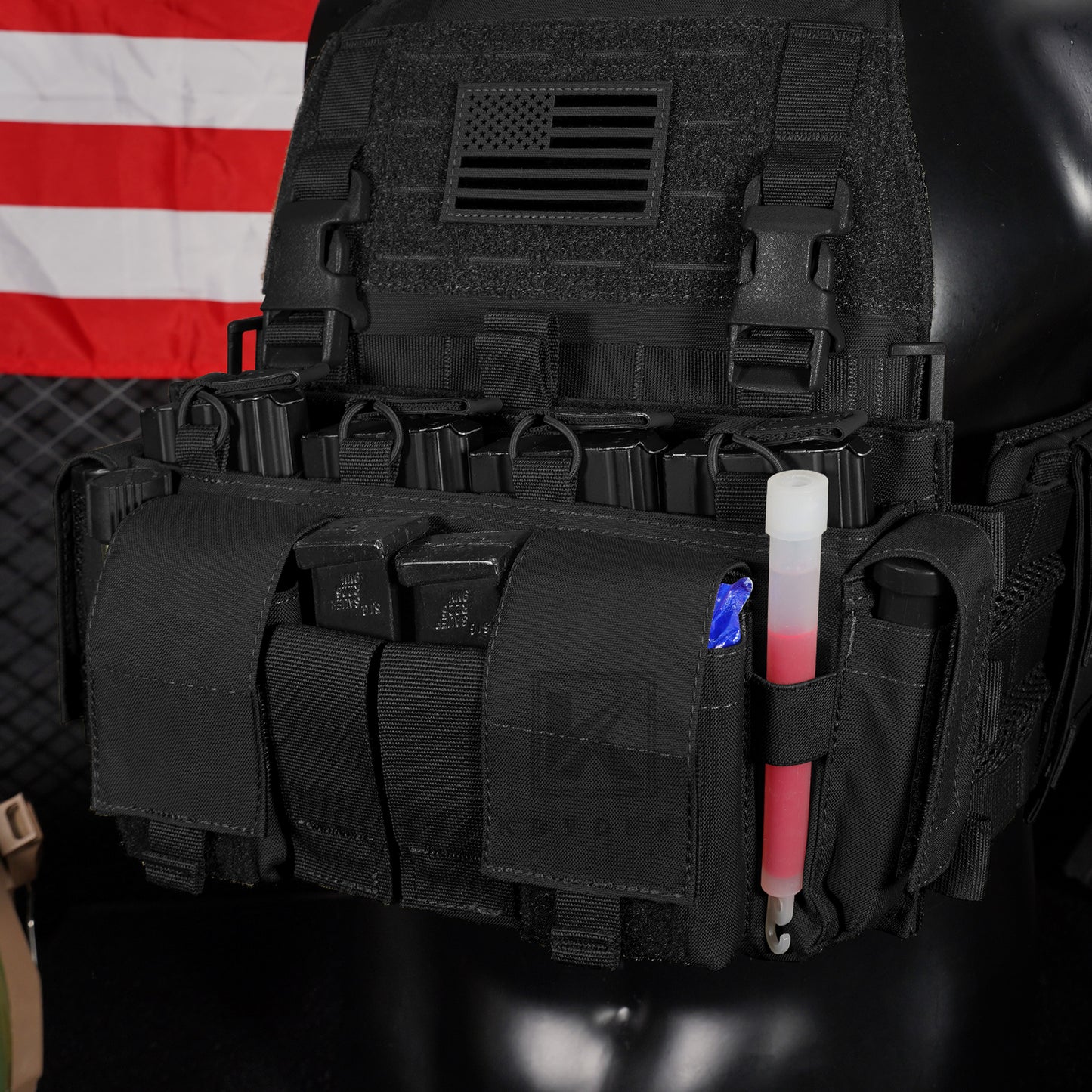 KRYDEX Tactical MF IV Placard 556 & 9mm Magazine Pouch for SCARAB Plate Carrier Vest