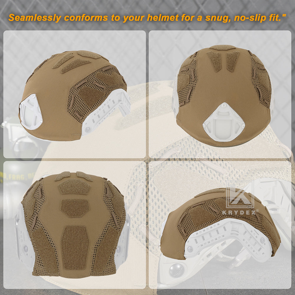 Krydex Tactical Helmet Cover for Fast Helmet Size M L XL Maritime Helmet Airsoft Paintball Helmet