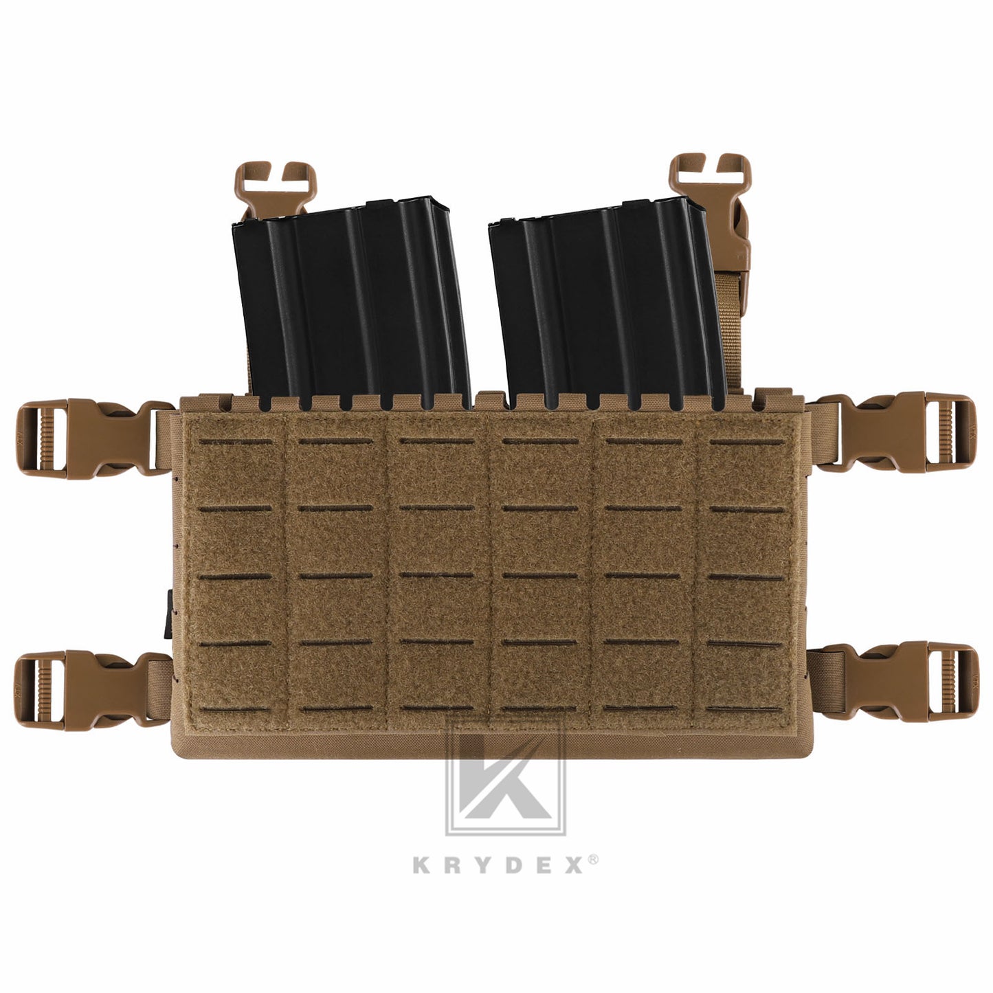 Krydex Tactical MK5 Micro Fight Chassis Laser Cut Chest Rig Lightweight Tactical Vest 5.56 MP7 Magazine Placard