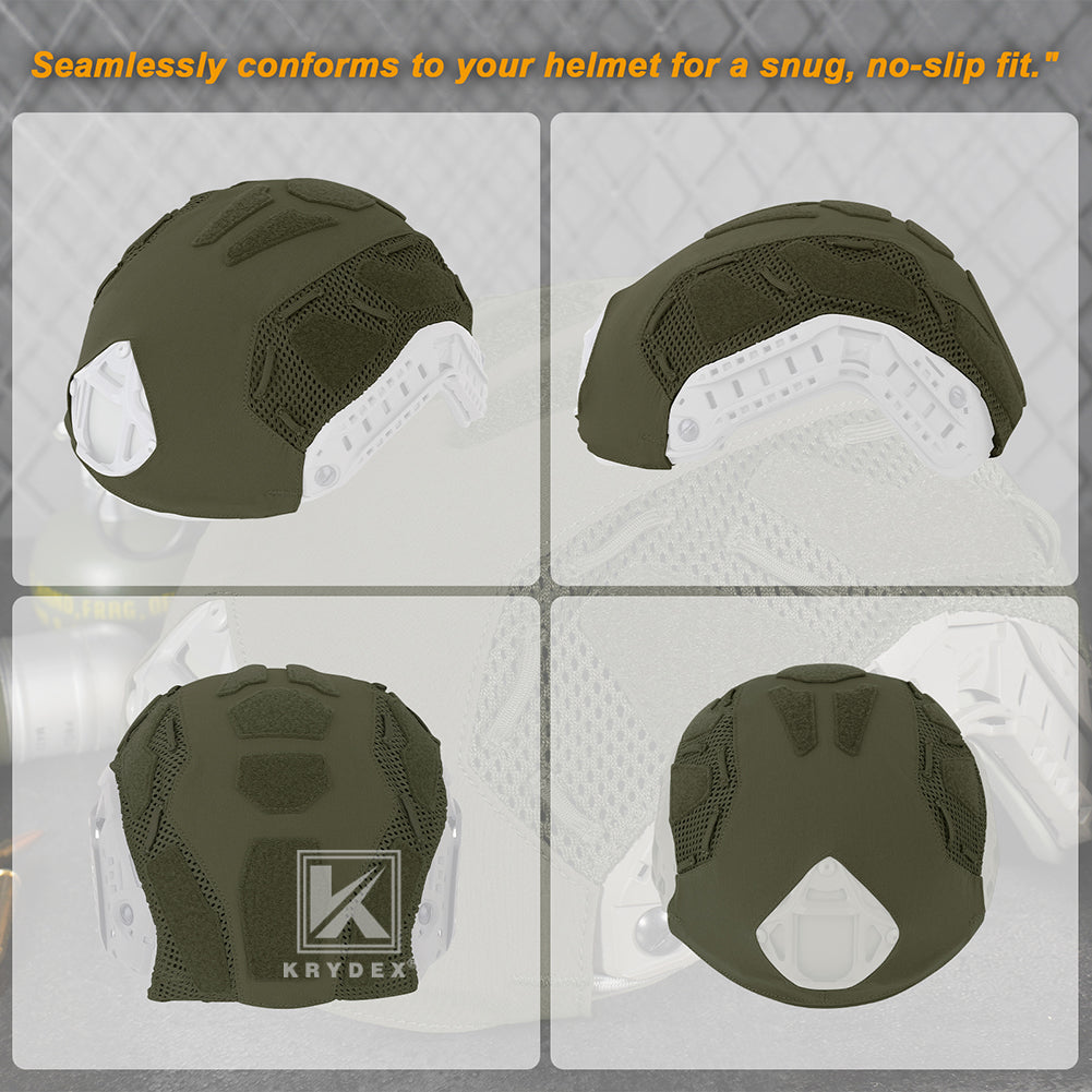 Krydex Tactical Helmet Cover for Fast Helmet Size M L XL Maritime Helmet Airsoft Paintball Helmet