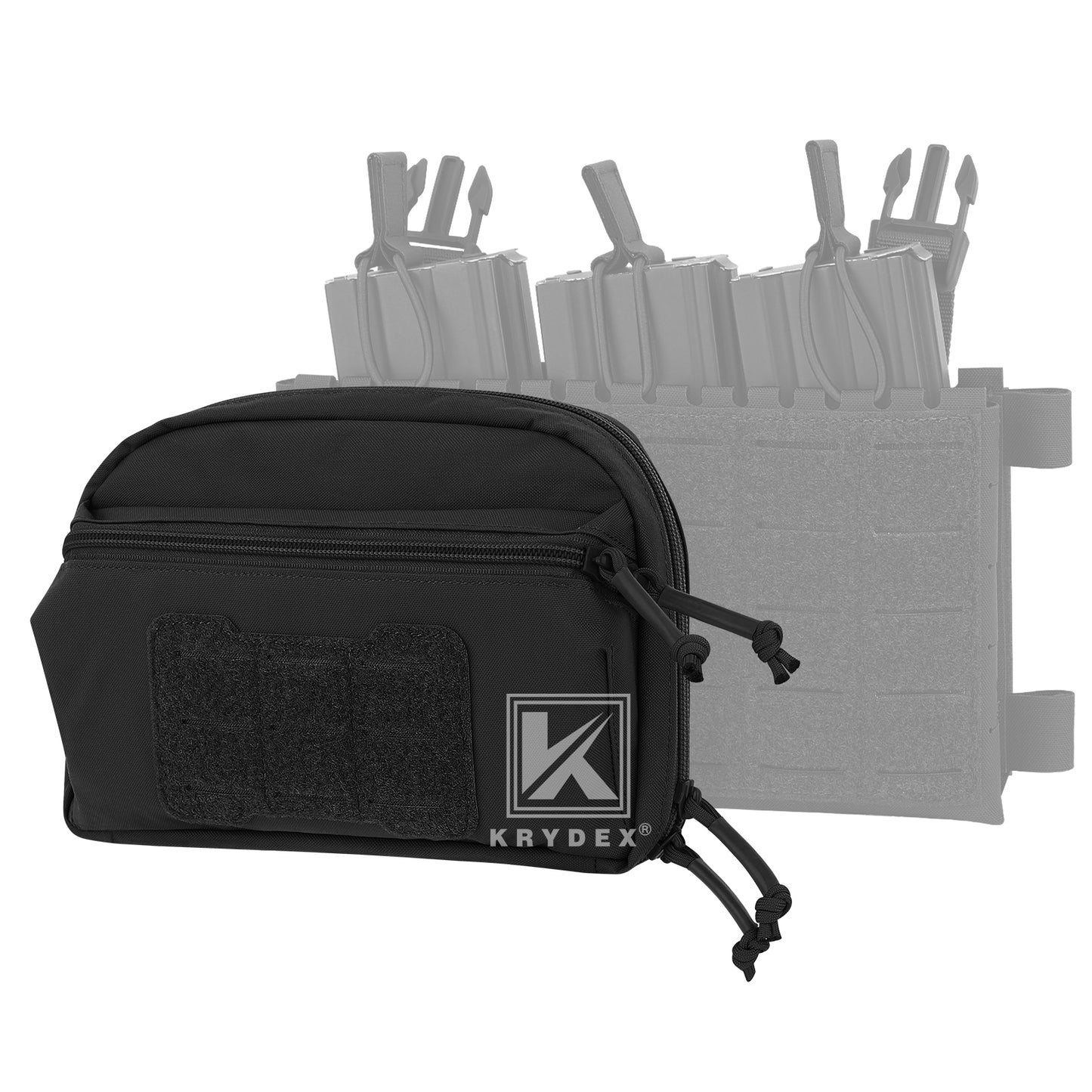 Krydex Tactical GP Pouch Modular MOLLE Utility Pouch Front Pocket for Vest and Chest Rig