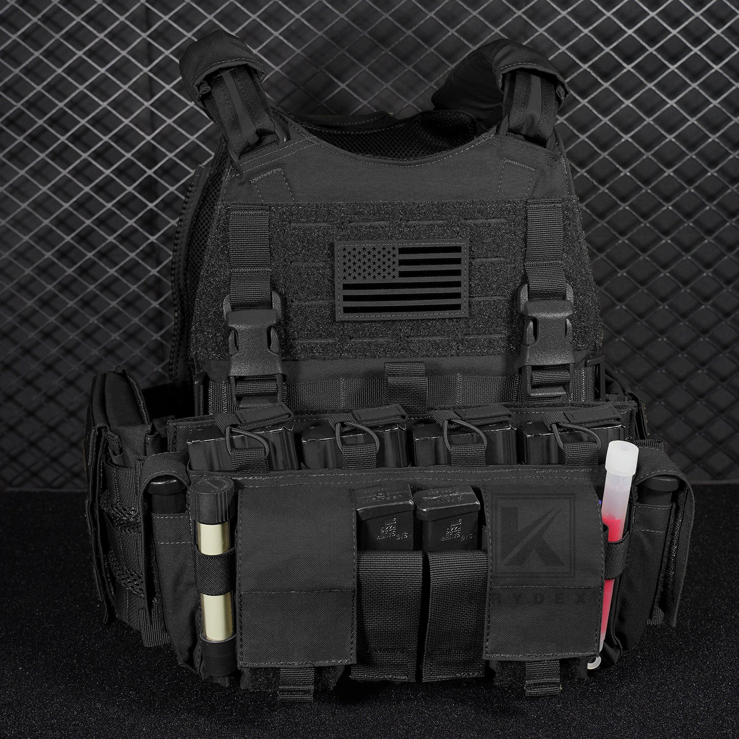KRYDEX Tactical MF IV Placard 556 & 9mm Magazine Pouch for SCARAB Plate Carrier Vest