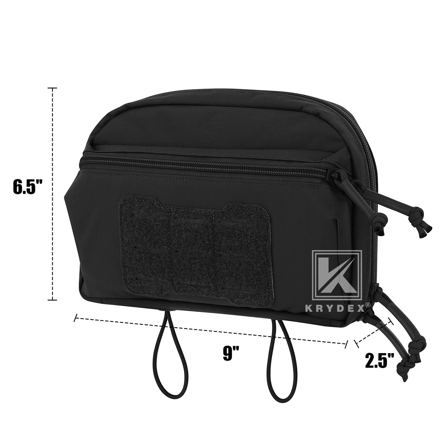 Krydex Tactical GP Pouch Modular MOLLE Utility Pouch Front Pocket for Vest and Chest Rig